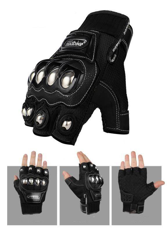 Madbike Gloves Motorcycle Half Finger Gloves - Mubimart
