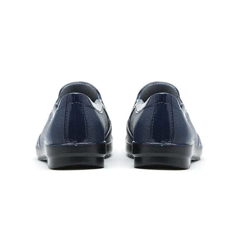 Men's Rain Boots Low Cut Lightweight Waterproof - Mubimart