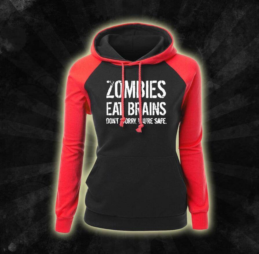 Zombies Eat Brains Hoodies - Mubimart