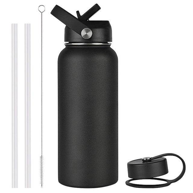 Vacuum Stainless Steel Large Capacity Water Bottle - Mubimart