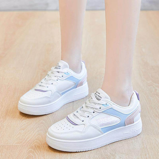 Little White Shoes Women Fashion Casual Sports Shoes - Mubimart