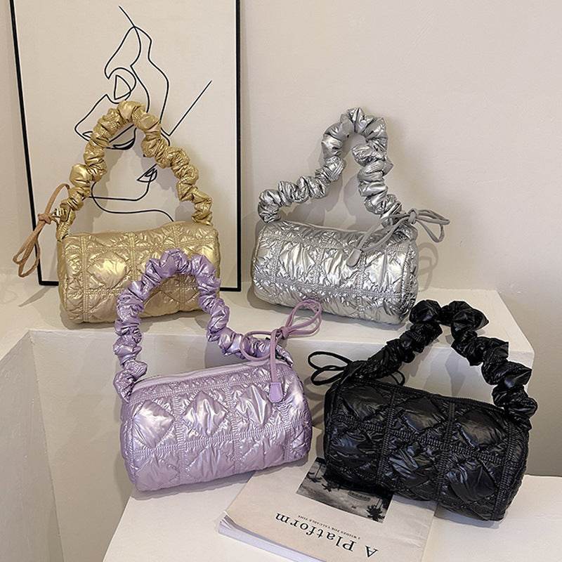Women's Fashion Rhombus Cloud Satchel - Mubimart