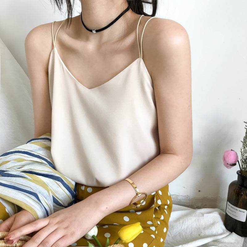 Loose chiffon camisole - Mubimart