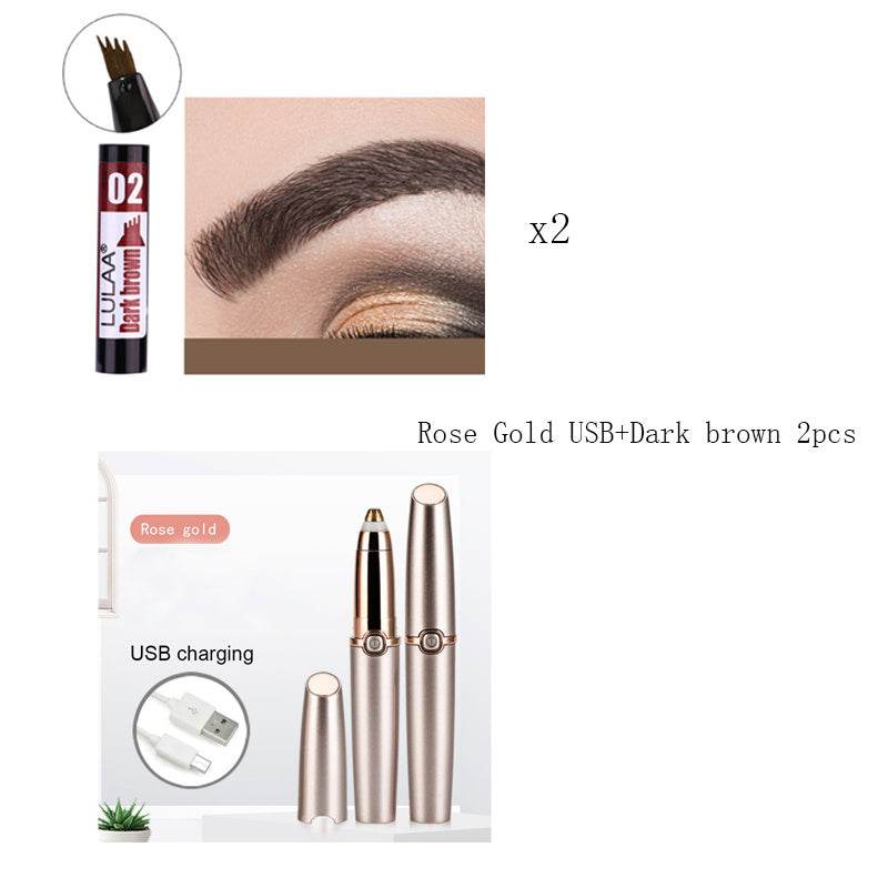Electric Eyebrow Repairer Not Blooming Liquid Eyeliner - Mubimart