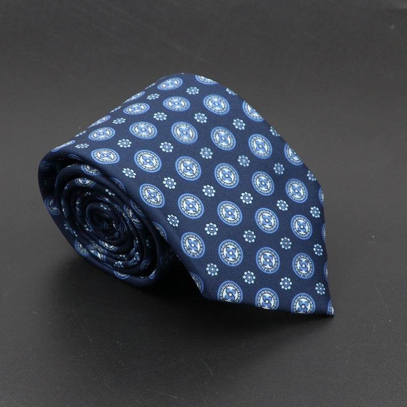 Super Soft Bohemian Silk Ties Men's Fashion 75mm Necktie - Mubimart
