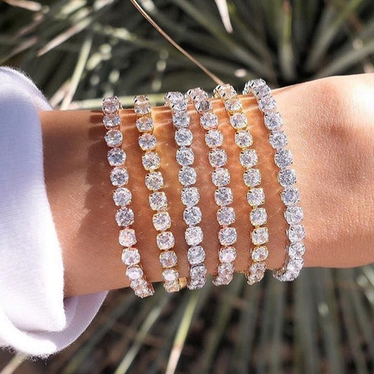 Tennis Bracelet Female Zircon Full Diamond Bracelet