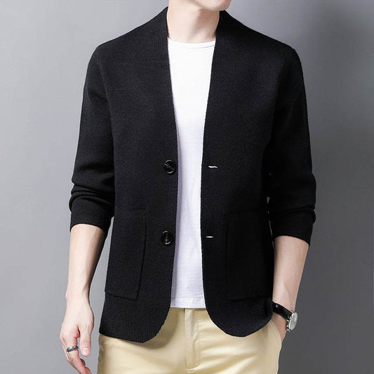 Men's knitted cardigan - Mubimart