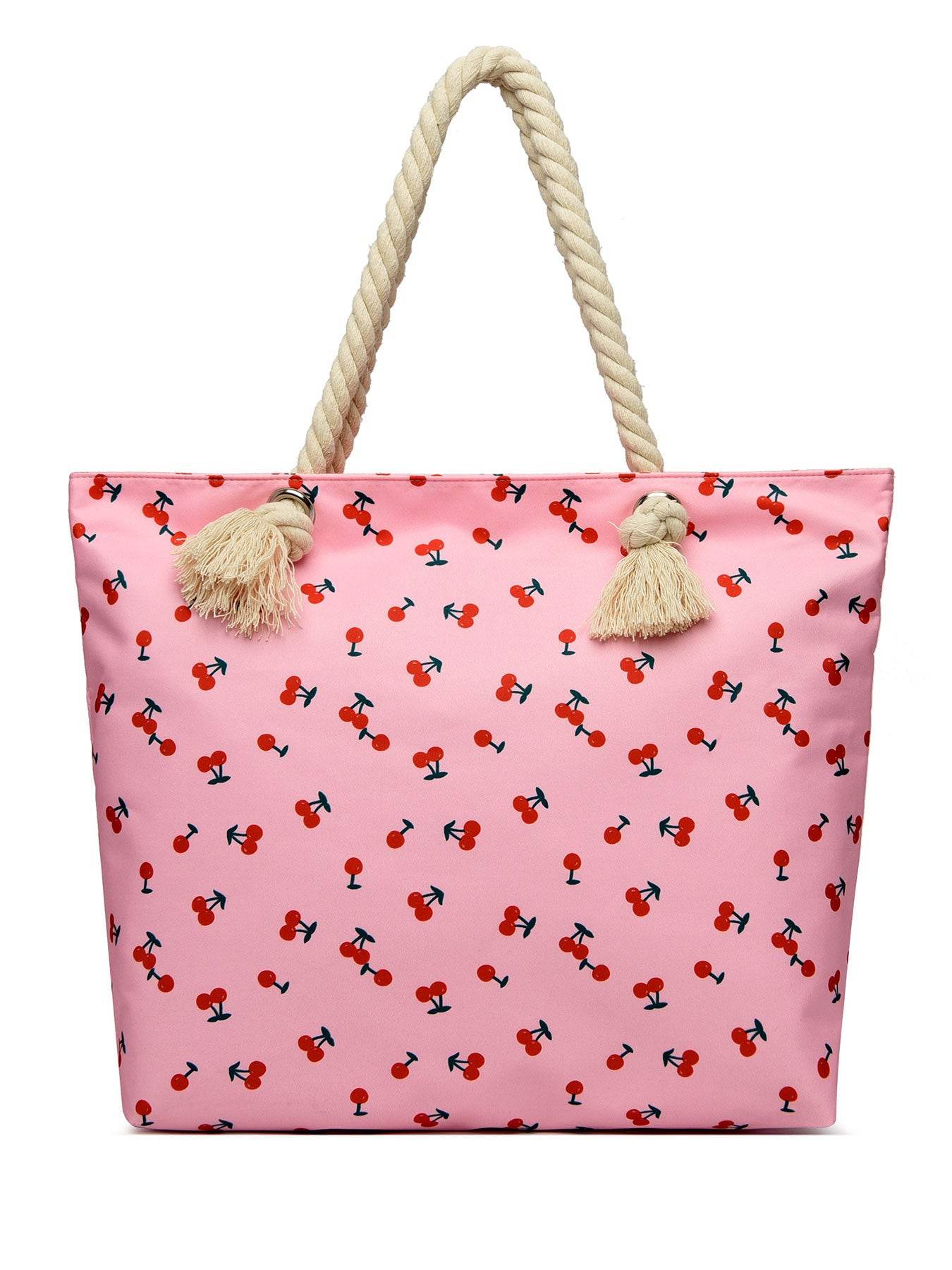 Art Flower Pattern Beach Bags For Women, Beach Bag Tote Waterproof Sandproof, Beach Bags For Women - Mubimart