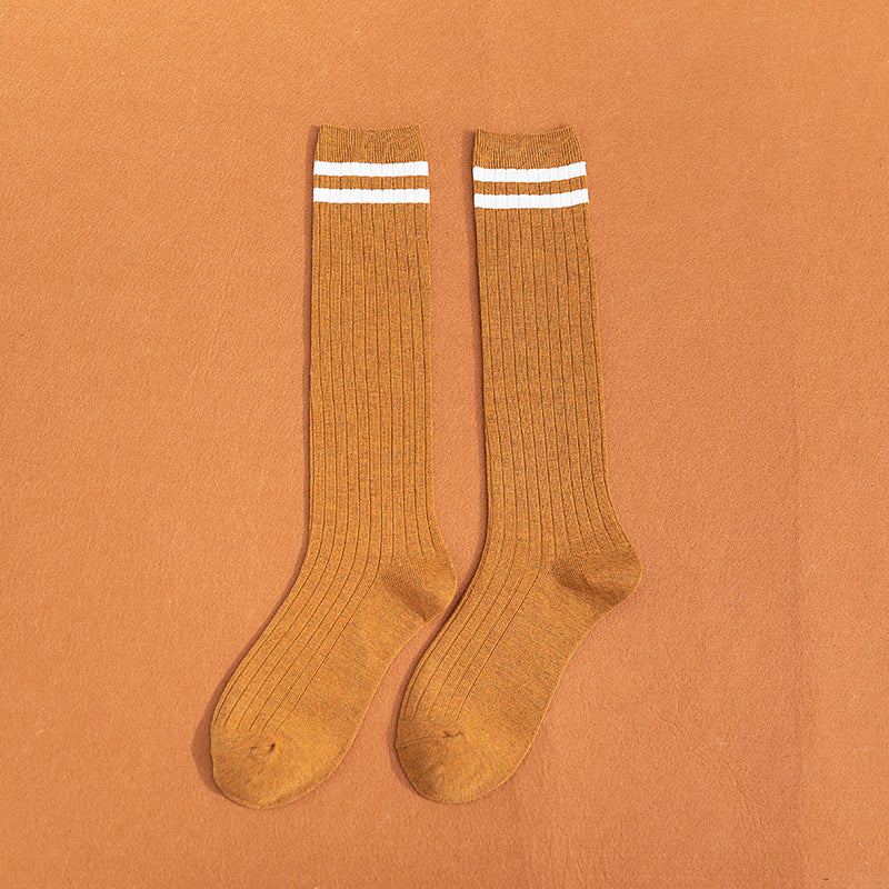 South Korea Japanese jk middle tube knee-length street half-high tube ins trendy socks - Mubimart -  