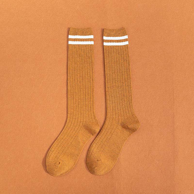 South Korea Japanese jk middle tube knee-length street half-high tube ins trendy socks - Mubimart