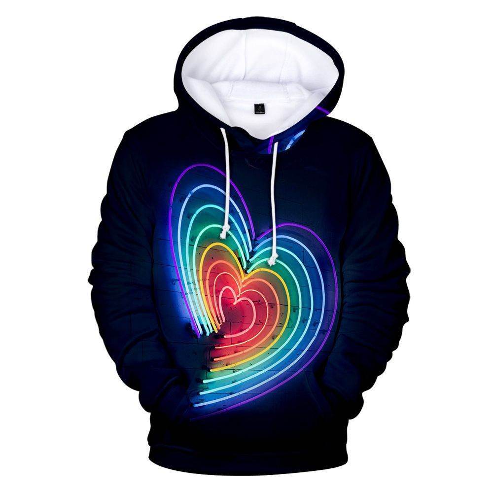 3D printed men's and women's hoodies - Mubimart