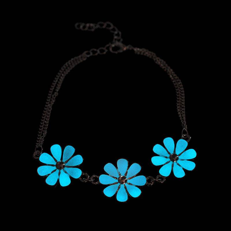 Real night glow bracelets Stars peach blossoms luminous bracelets bracelets - Mubimart