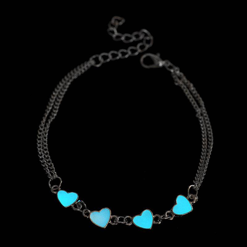 Real night glow bracelets Stars peach blossoms luminous bracelets bracelets - Mubimart