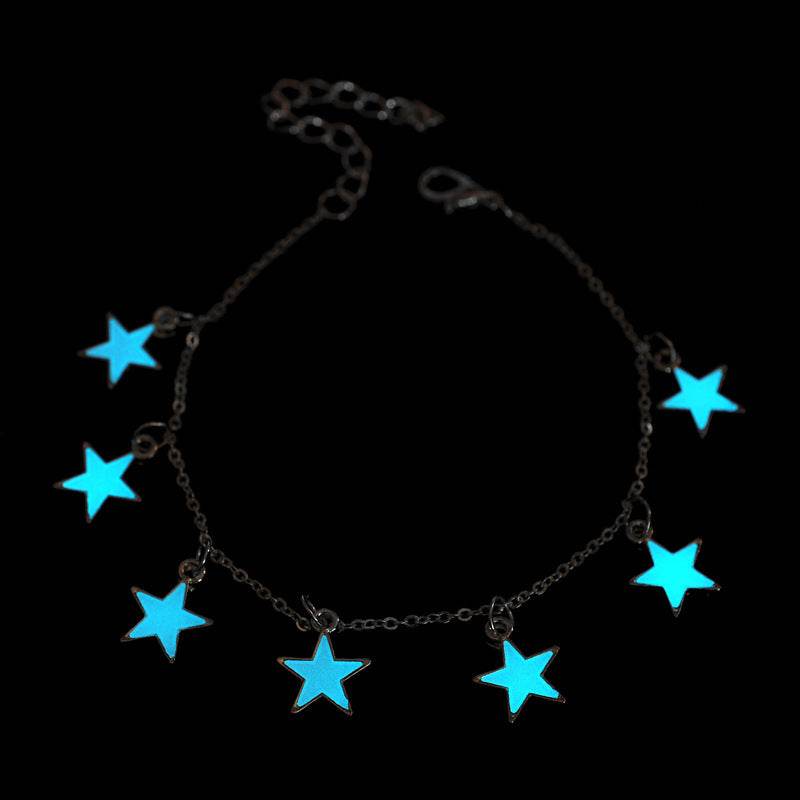 Real night glow bracelets Stars peach blossoms luminous bracelets bracelets - Mubimart