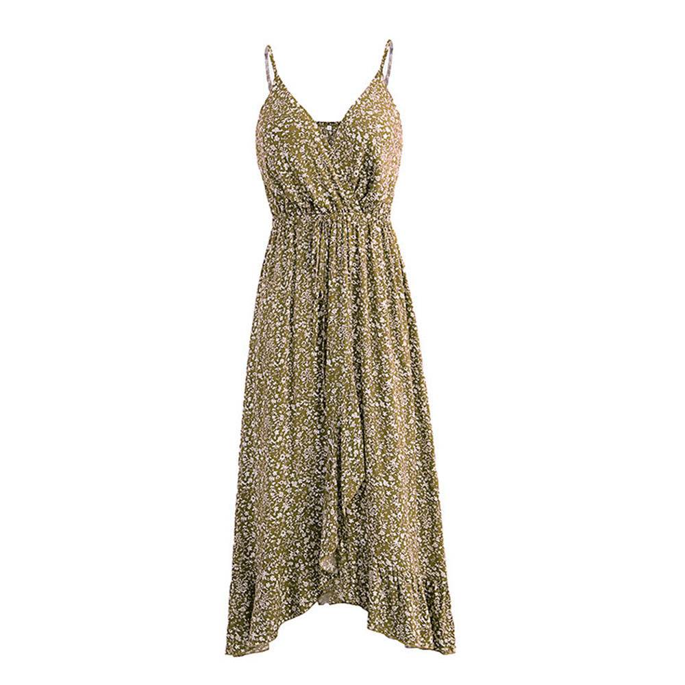Bow floral camisole dress - Mubimart