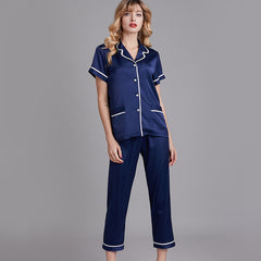 Summer large Pajama two piece suit - Mubimart - Pajama suit 