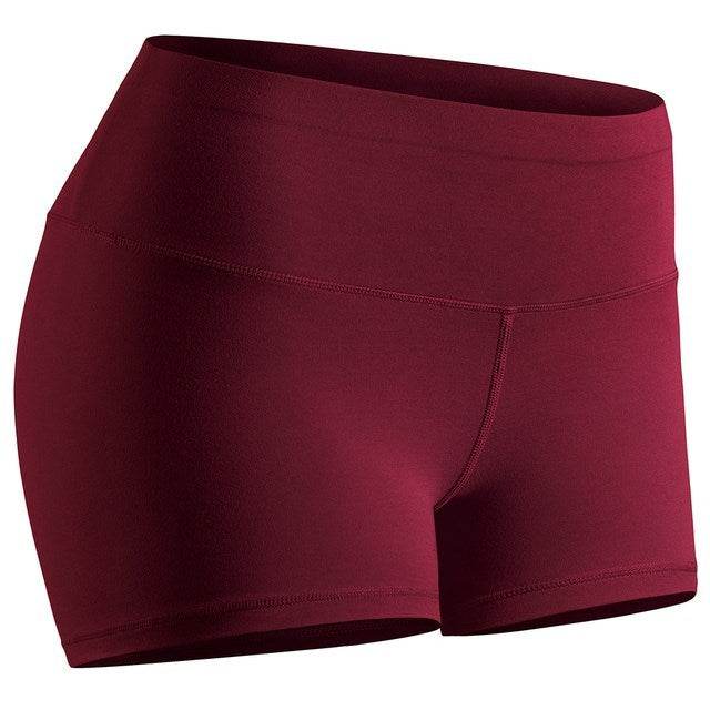 Workout Shorts For Women Seamless Biker Short Pants Black - Mubimart