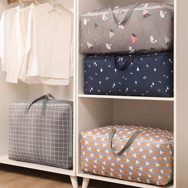 Print Travel Duffel Bag For Women Sort Out Quilt Blanket Home Bag - Mubimart
