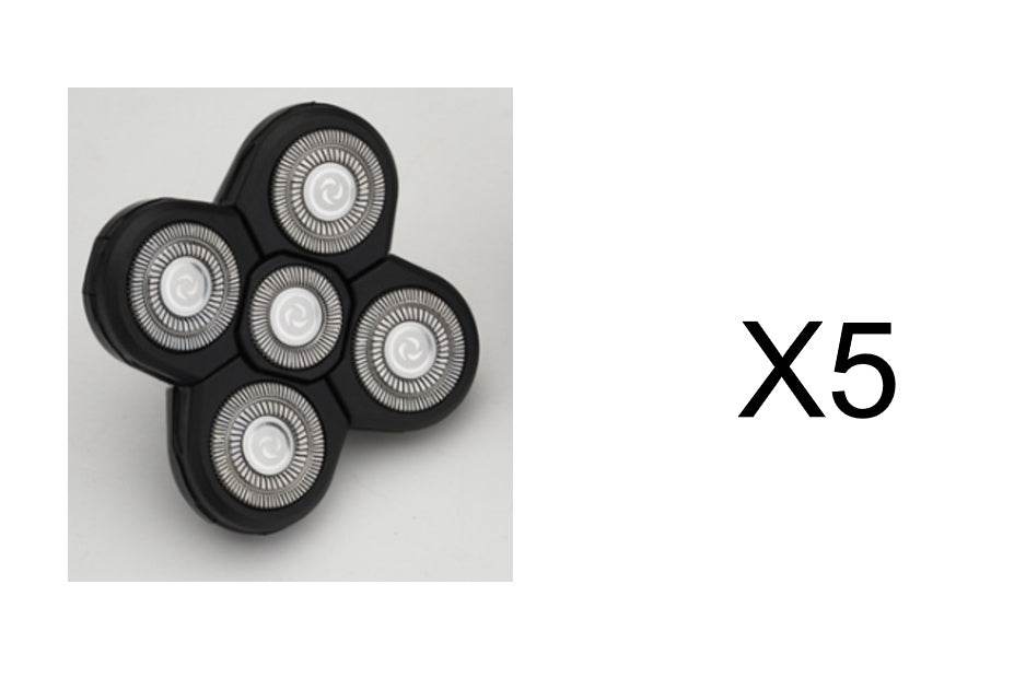 5 In 1 Multifunctional Electric Shaver 5 Blade Razor For Men Shaved Head Rechargeable Shaving Machine Beard Nose Hair Trimmer - Mubimart