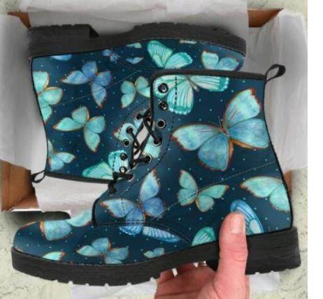 Printed high-top boots women - Mubimart