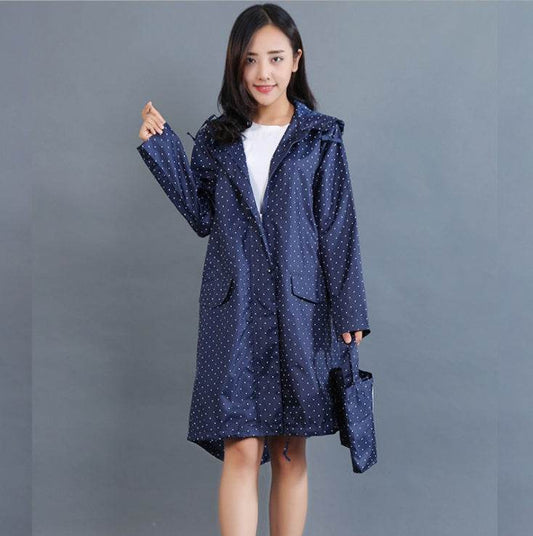 Fashion windbreaker raincoat - Mubimart