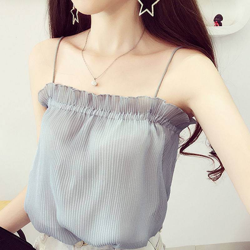 Women's Loose Summer Sleeveless Camisole Top - Mubimart