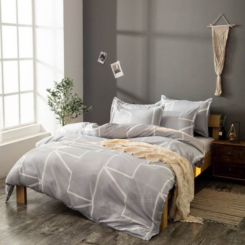Nordic Style Geometric Line Sets Pillowcases - Mubimart
