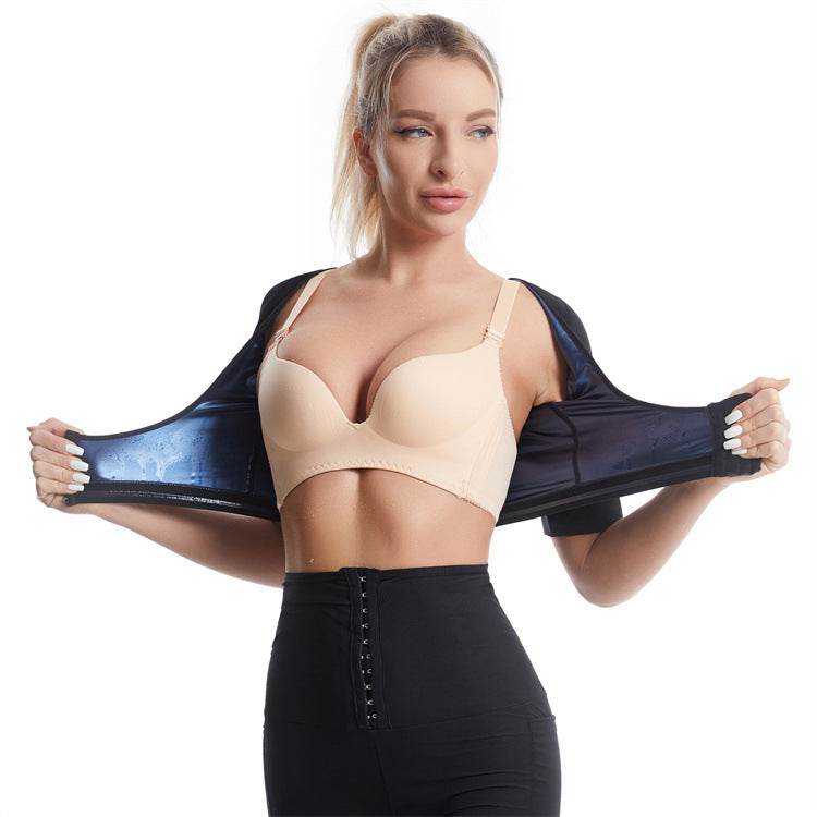Women's Short Sleeve Vest Shapewear - Mubimart