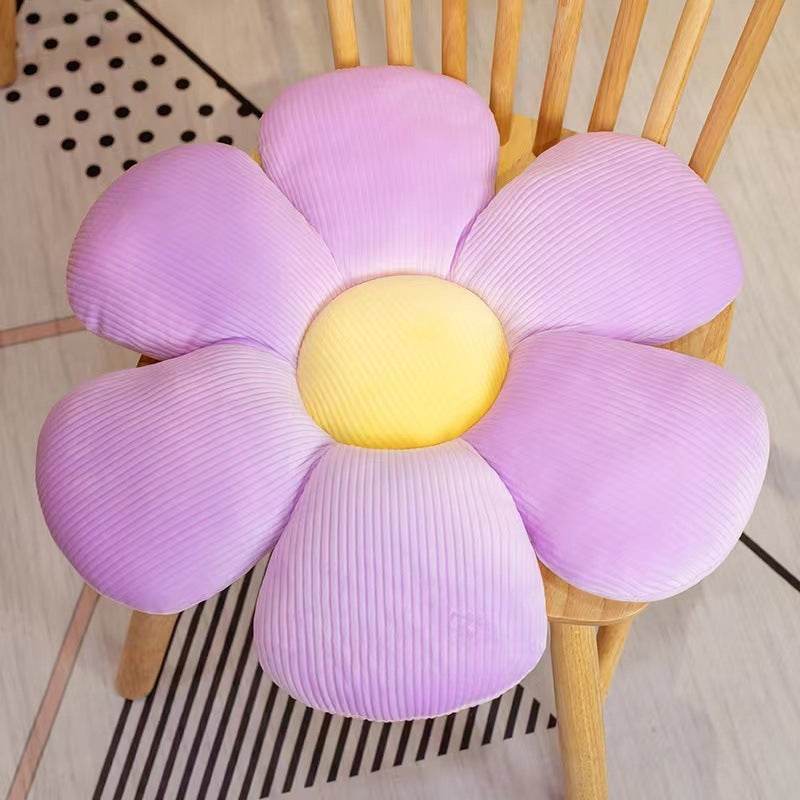 Sioloc Flower Pillow, 19.6inch, Flower Shaped Throw Pillow Butt Cushion Flower Floor Pillow,Seating Cushion,Cute Room Decor & Plush Pillow For Bedroom Sofa Chair - Mubimart