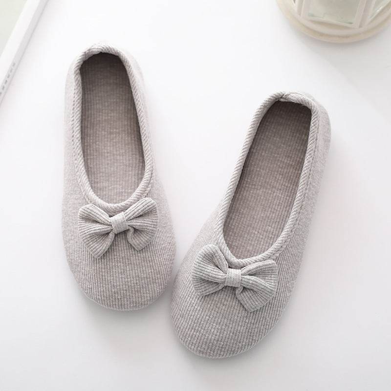 Maternity Indoor Floor Household Shoes Cotton Slipper Female - Mubimart