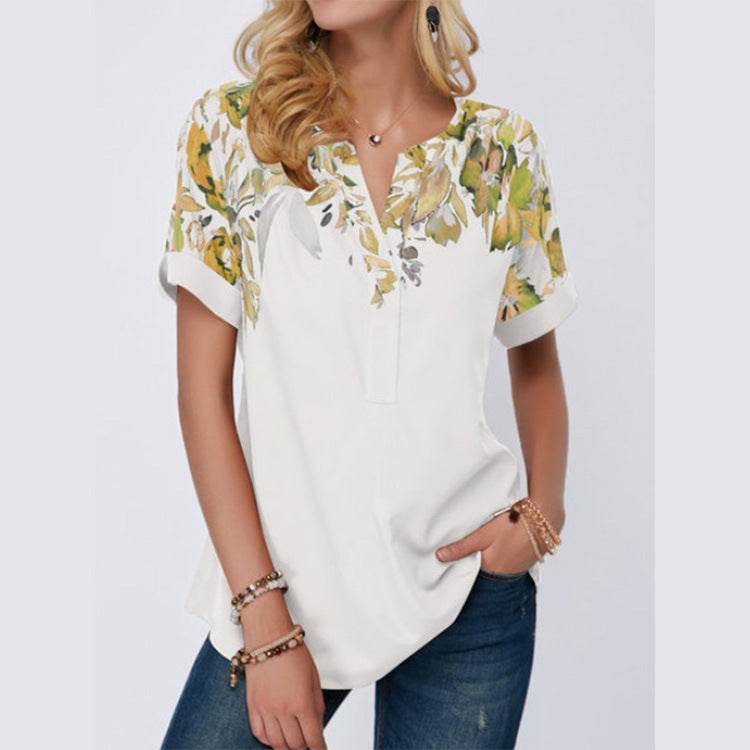 Top Plus Size Women's Short-sleeved T-shirt - Mubimart
