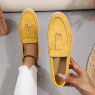 Slip-on High-end Loafers Gommino Women - Mubimart