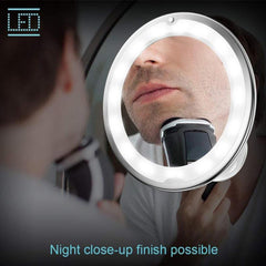 360 Swivel 10x Magnifying Bright LED Lighted Makeup Mirror - Mubimart -  