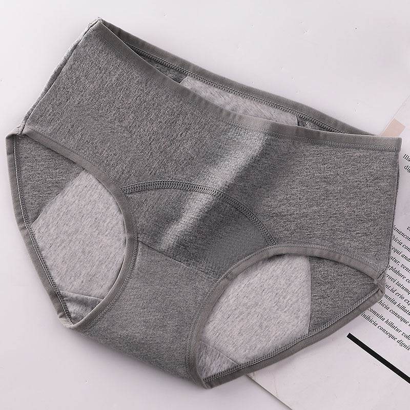 Menstrual Period Leak-Proof Big Aunt Pants Sanitary Cotton Antibacterial Breathable - Mubimart