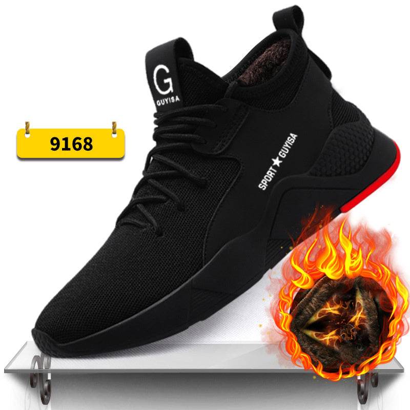 Indestructible Steel Toe Sneakers Men Women Lightweight Work Shoes Industrial Construction Shoes - Mubimart