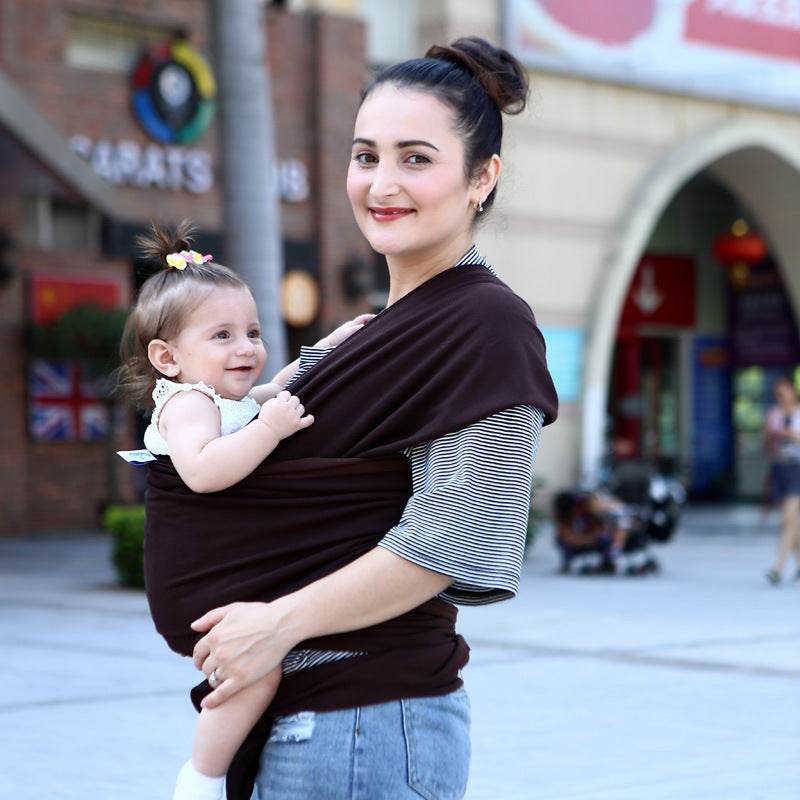 Baby sling solid color baby carrier - Mubimart
