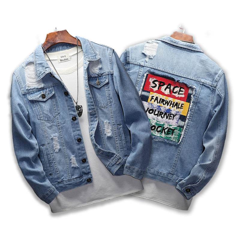 Men's denim jacket - Mubimart