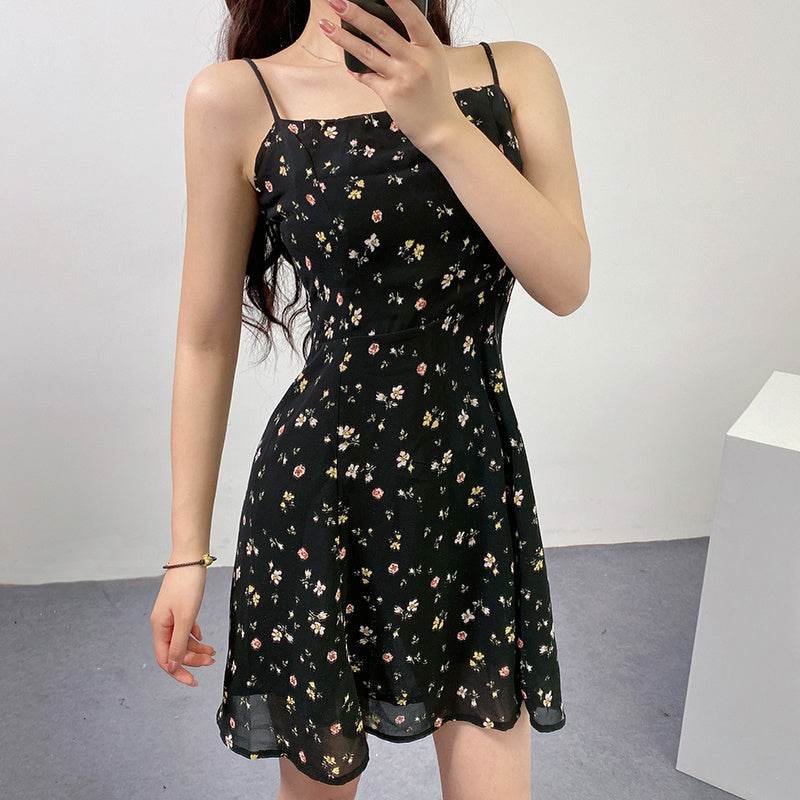Floral chiffon camisole - Mubimart