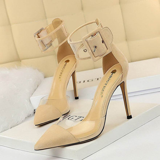 Transparent high heels - Mubimart