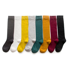 Japanese-style long pile knee socks - Mubimart - Knee high socks 