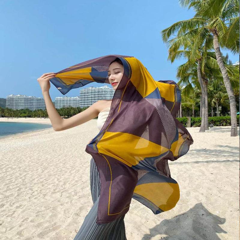 Fashionable Casual Accessories Women's Silk Scarves - Mubimart