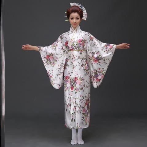 Japanese God Girl Kimono Female Formal Dress - Mubimart -  