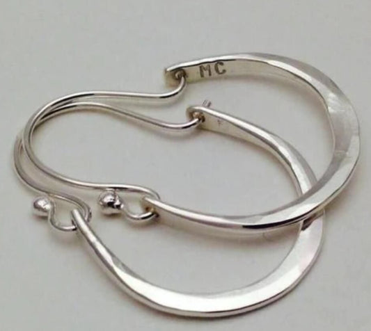 Simple Silver Artistic Chinese Style Creative Earrings