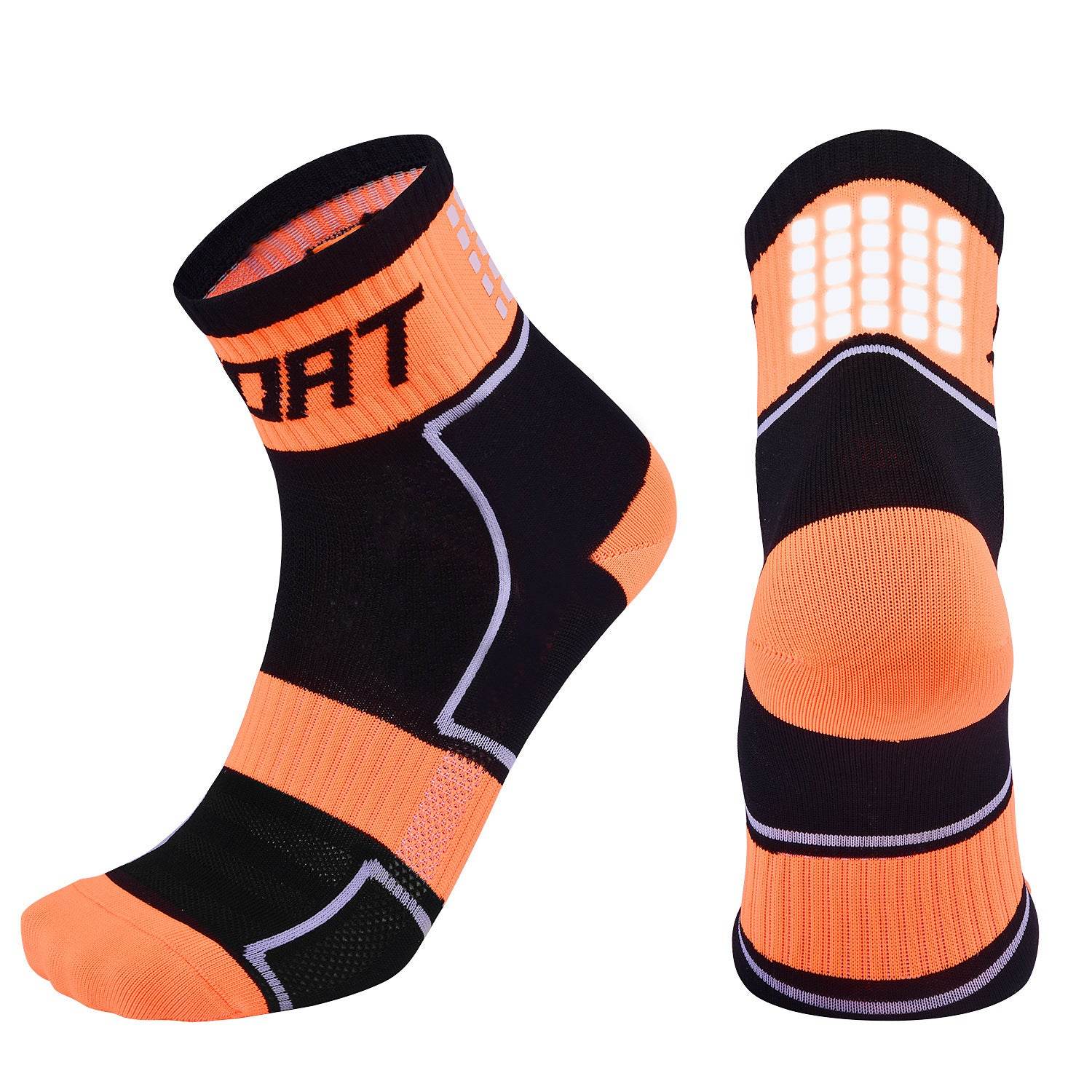 Reflective Cycling Socks, Breathable Bicycle Socks - Mubimart