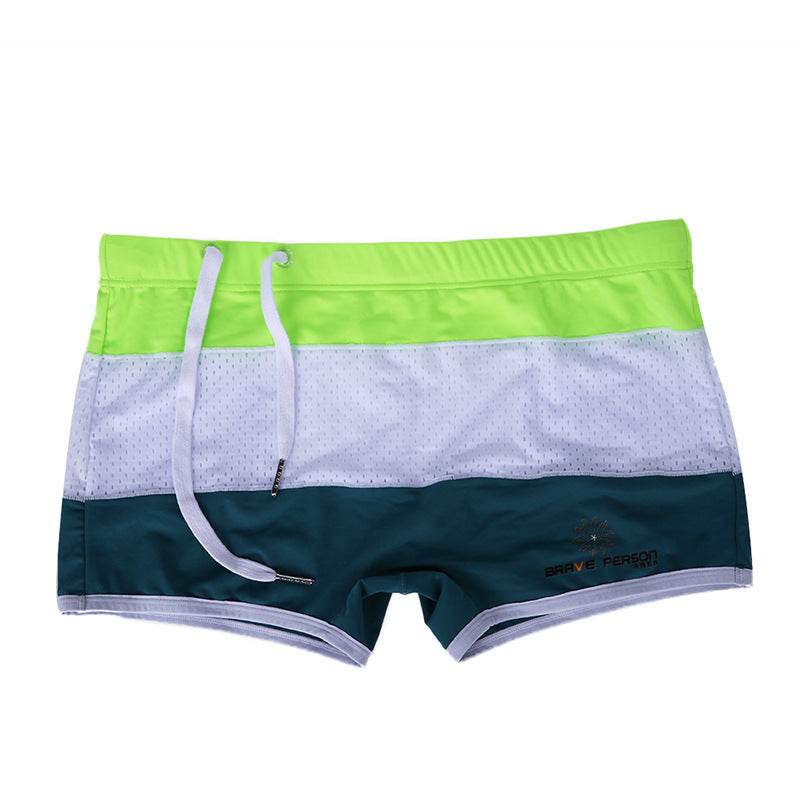 Men's Polyester Swimming Trunks Boxers - Mubimart