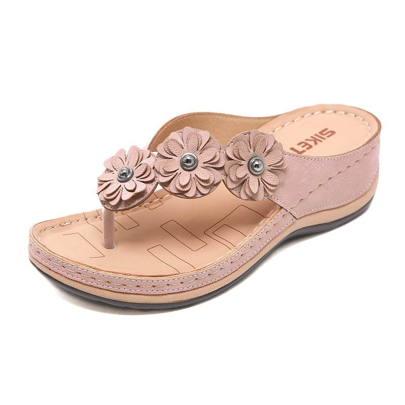 Ladies wedge sandals - Mubimart