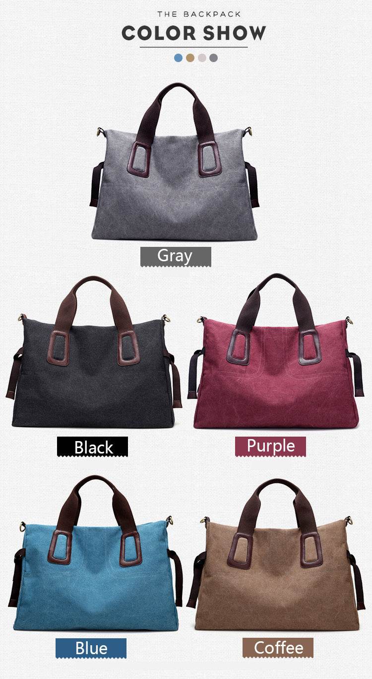 KVKY Brand Women Bag Handbag Casual Canvas Crossbody Bags For Women Large Capacity Shoulder Bag Women Tote Bolsa Feminina - Mubimart