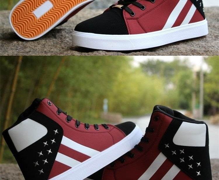 Fashion Korean High-top Casual British Sneaker - Mubimart