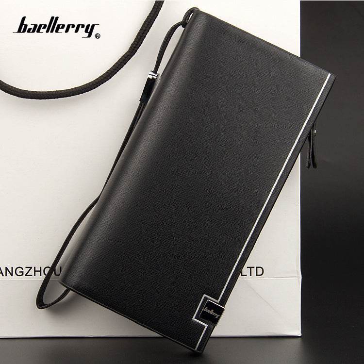 The new baellerry multifunctional hand bag Mens Long Wallet boy Bag Wallet - Mubimart