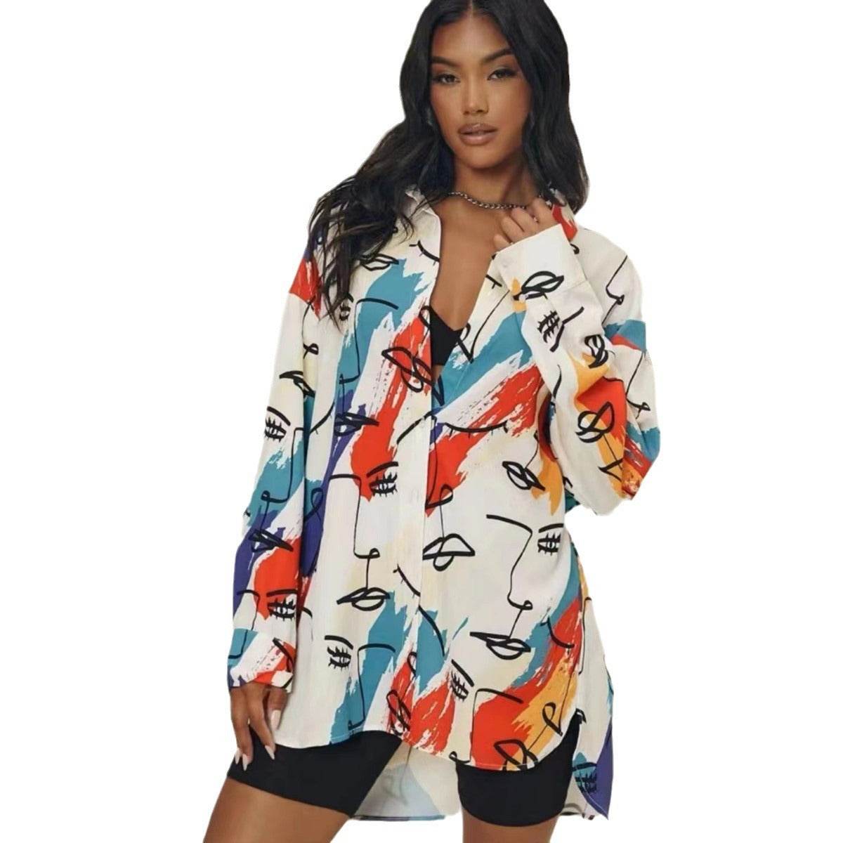 Casual Women's Clothing Cardigan Top Plus Size - Mubimart